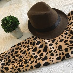 Brown Fedora Hat